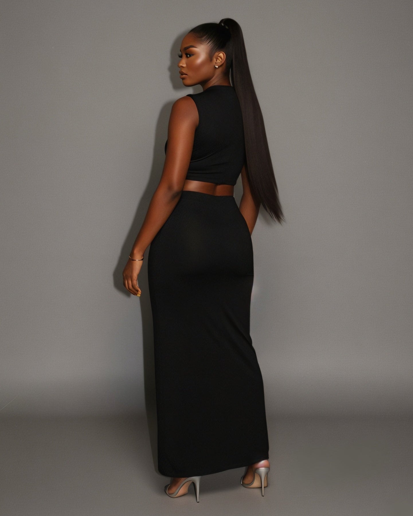 JOVANA Cutout Maxi Dress