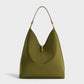 KALIYA Faux Suede Hobo Shoulder Bag