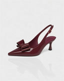THERESA Bow Strap Pointed Heels