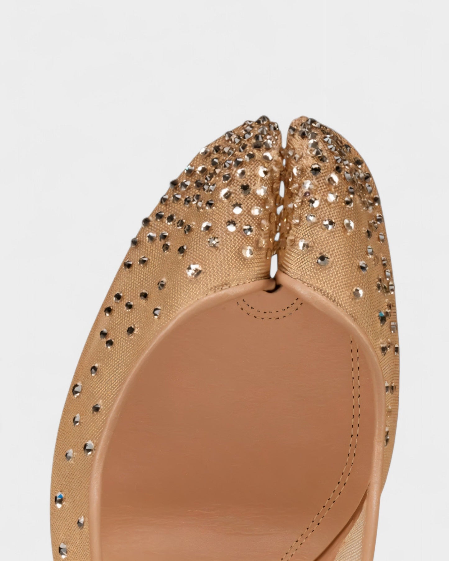 AURIEL Embellished Red Sole Mesh Stiletto Heels