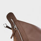 YENNA Faux Suede Dumpling Shoulder Bag