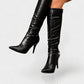 LORENE Pointed Toe Stiletto Heel Boots