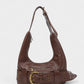 ALEXIS Retro Faux Leather Shoulder Bag