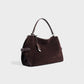 RIZANA Faux Suede Satchel Bag