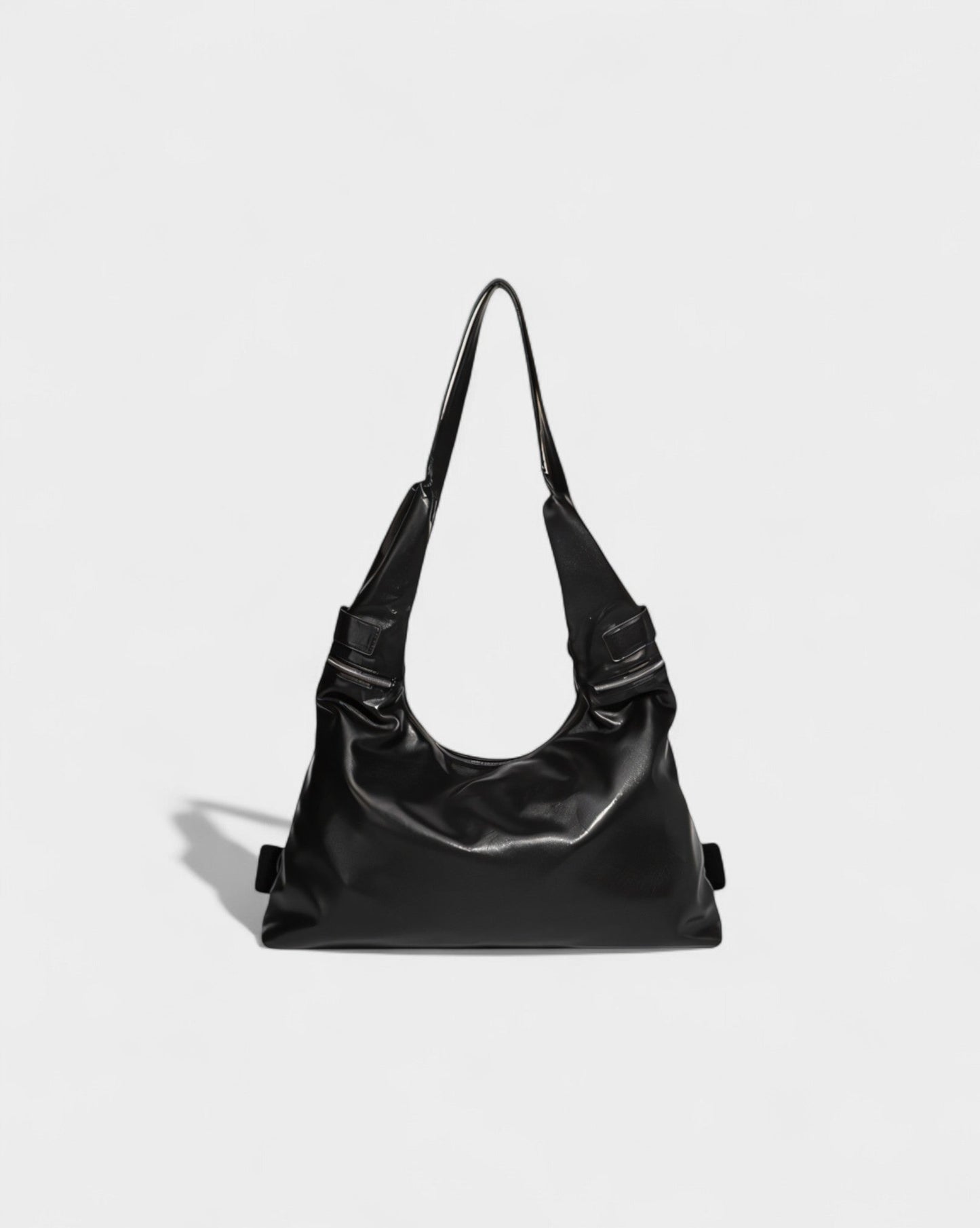 BRINA Multi-Pocket Buckle Shoulder Bag