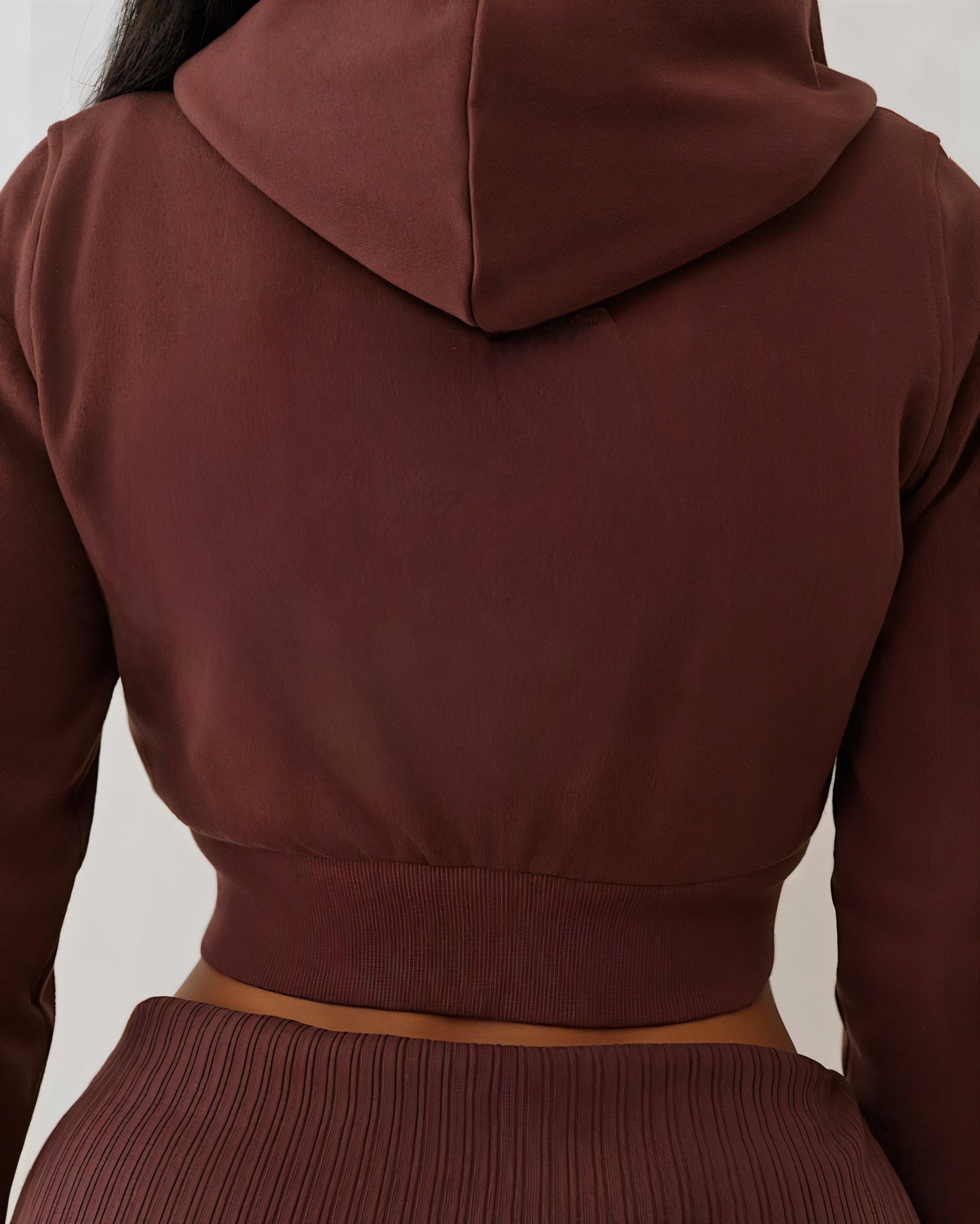 NARYA Cropped Hoodie & Mini Short Set