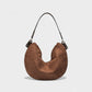 CORINA Studded Suede Shoulder Bag