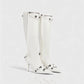 WENA Studded Pointed Toe Knee-High Boots