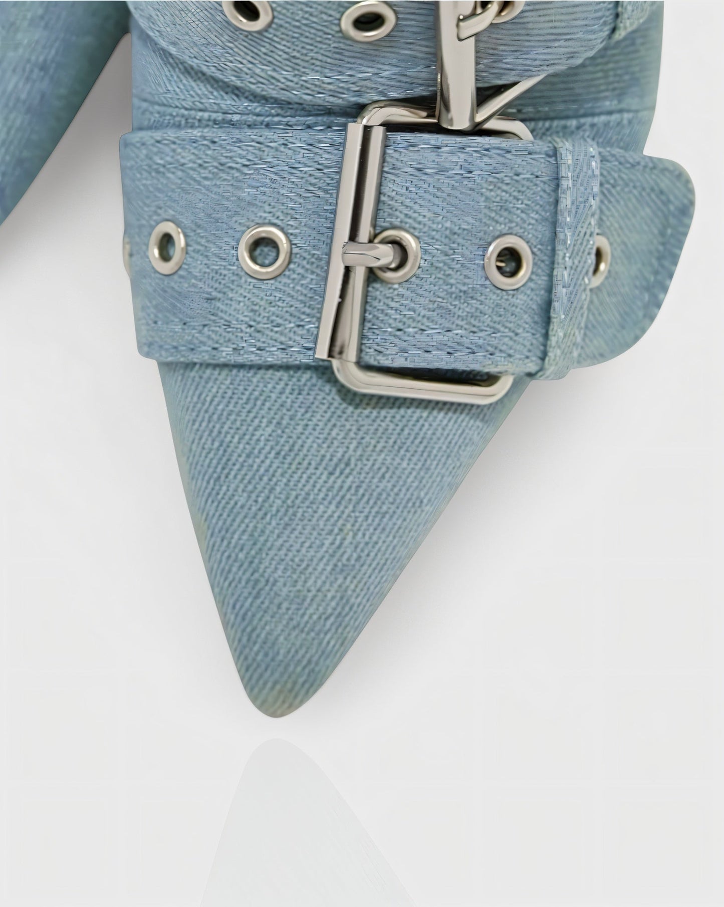 MARILYN Buckle Strap Pointed-Toe Stiletto Heels