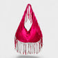 SAMMY Faux Suede Fringe Bag