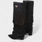 MAISY Slouchy Pointed-Toe Knee-High Boots