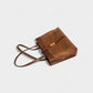 AMBRIA Suede Dual Handle Tote Bag