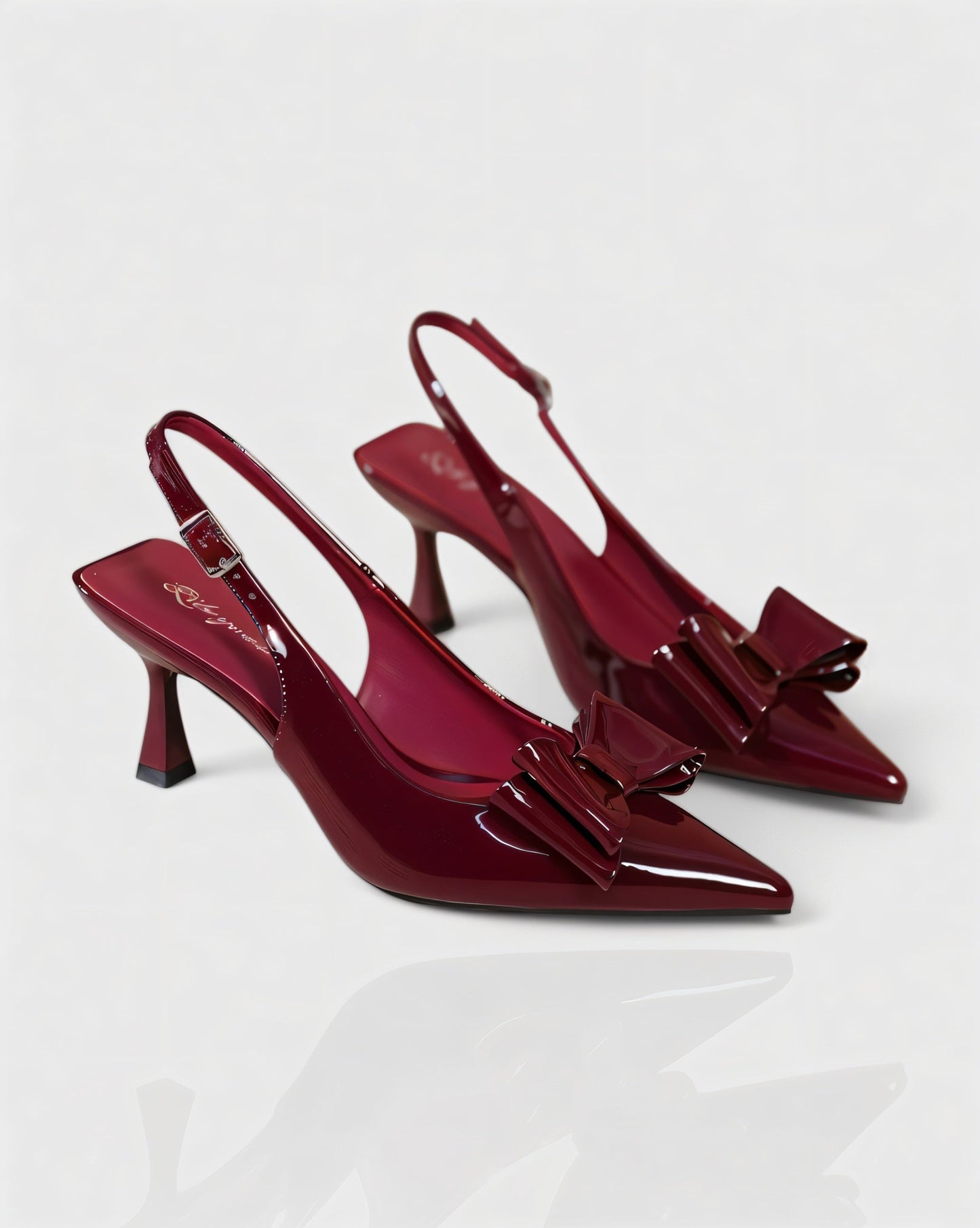 THERESA Bow Strap Pointed Heels