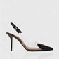 IRENE Clear Heart Detail Heels