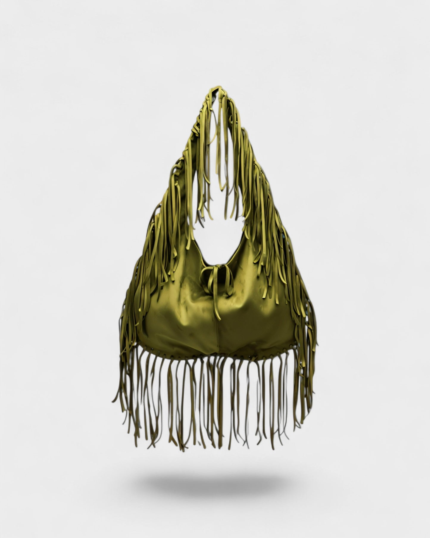 SAMMY Faux Suede Fringe Bag