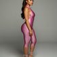 LICIA Halter Neck Backless Romper