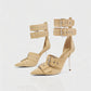MARILYN Buckle Strap Pointed-Toe Stiletto Heels