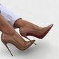 LUBY Stiletto Red Bottom Heels