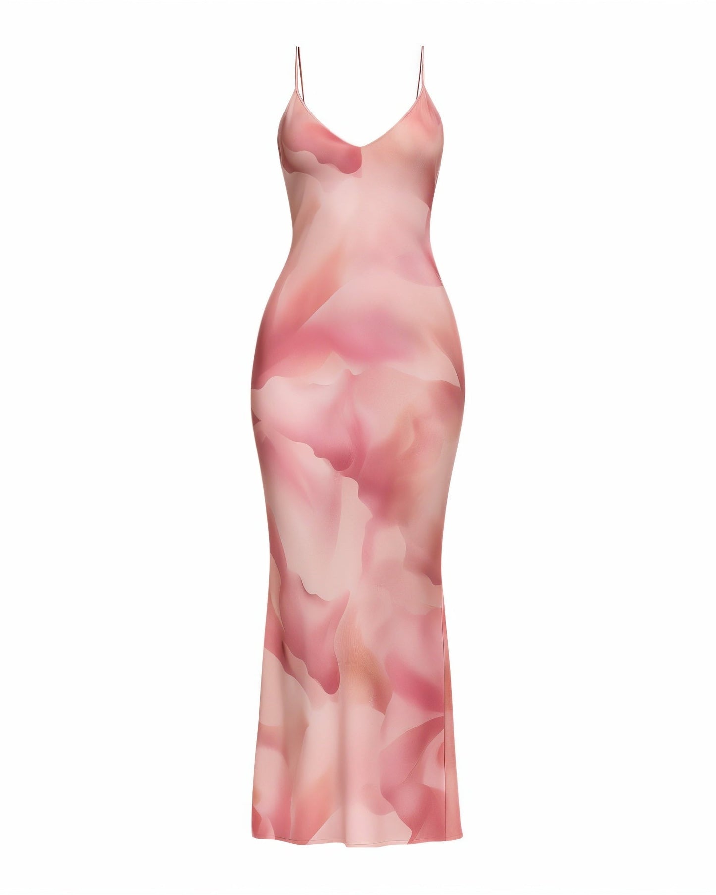 MOLINA Floral Print Bodycon Maxi Dress