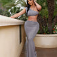 FRANCESCA Oblique Tube Top & Maxi Skirt Set