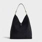 KALIYA Faux Suede Hobo Shoulder Bag