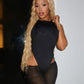 KIMBER Bodysuit & Mesh Leggings Set