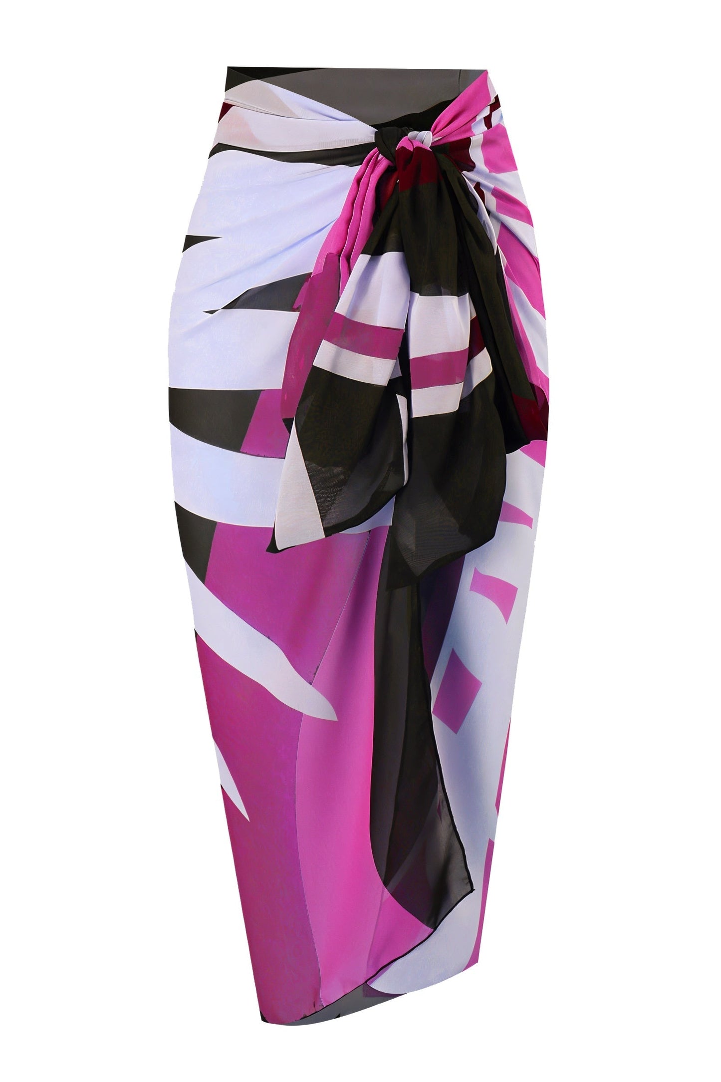 LOTTIE Beaded One-Piece Swimsuit & Tie Maxi Skirt Set