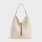KALIYA Faux Suede Hobo Shoulder Bag