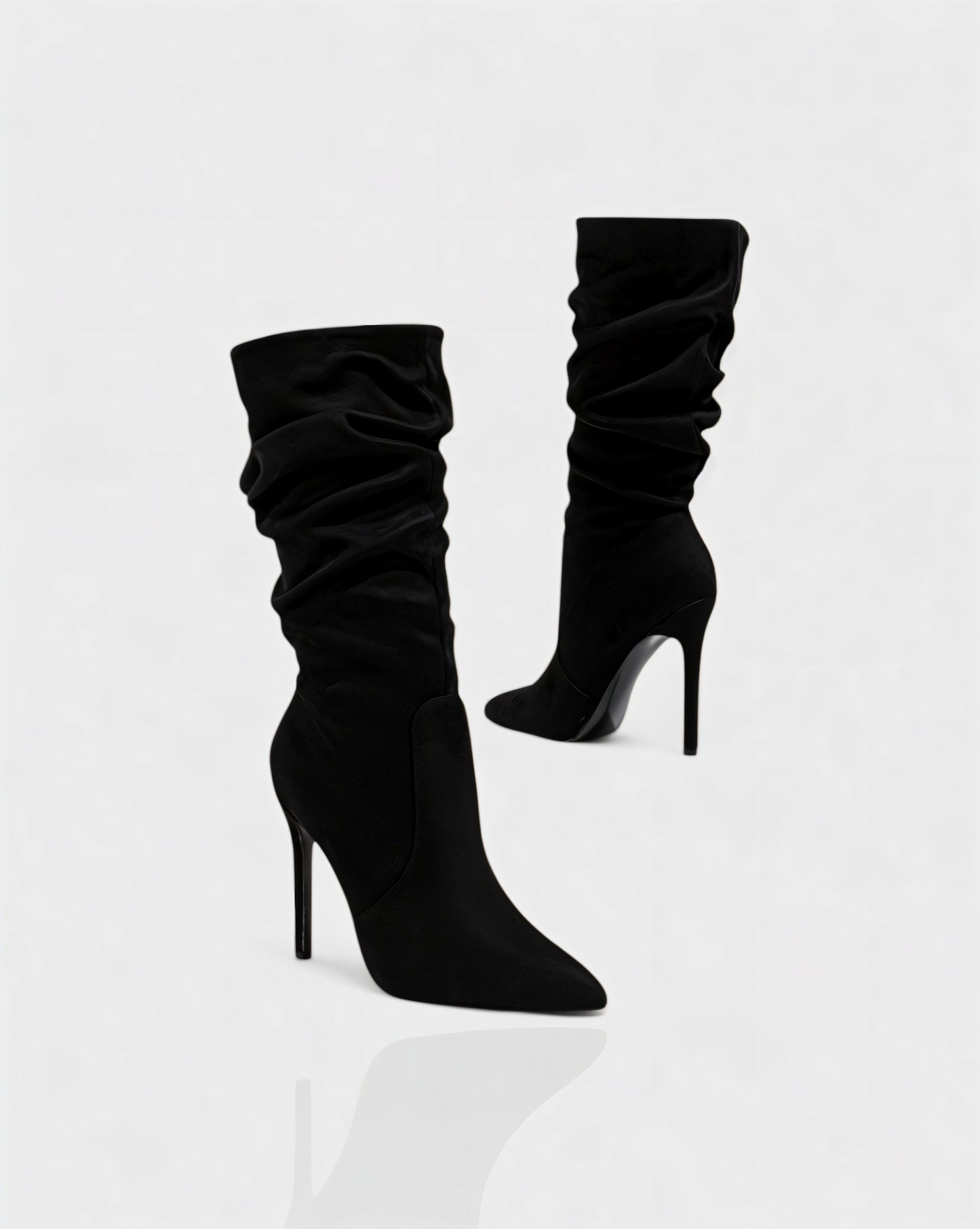 SANYA Slouchy Pointed-Toe Stiletto Boots