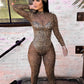 KIZZY Corset Style Leopard Jumpsuit