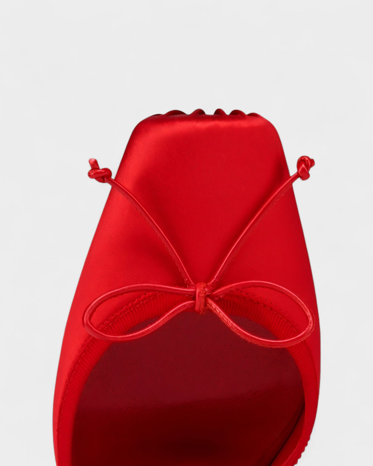 BREN Red Sole Ballet Lace-Up Stiletto Heels