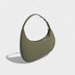 BELVIA Faux Leather Crescent Bag