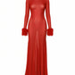 ELLA Sheer Mesh Maxi Dress