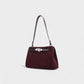 NINYA Faux Suede & Leather Handbag