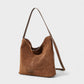 AYLIN Faux Suede Slouch Shoulder Bag