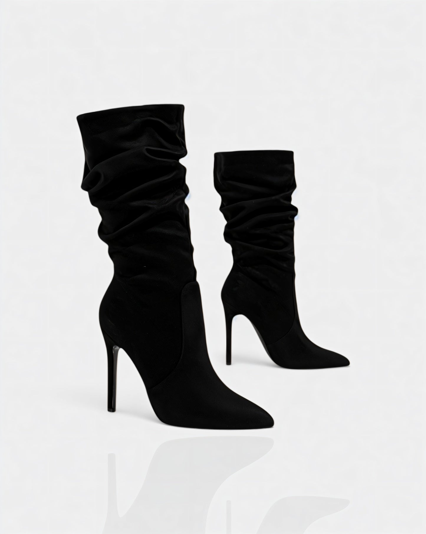 SANYA Slouchy Pointed-Toe Stiletto Boots