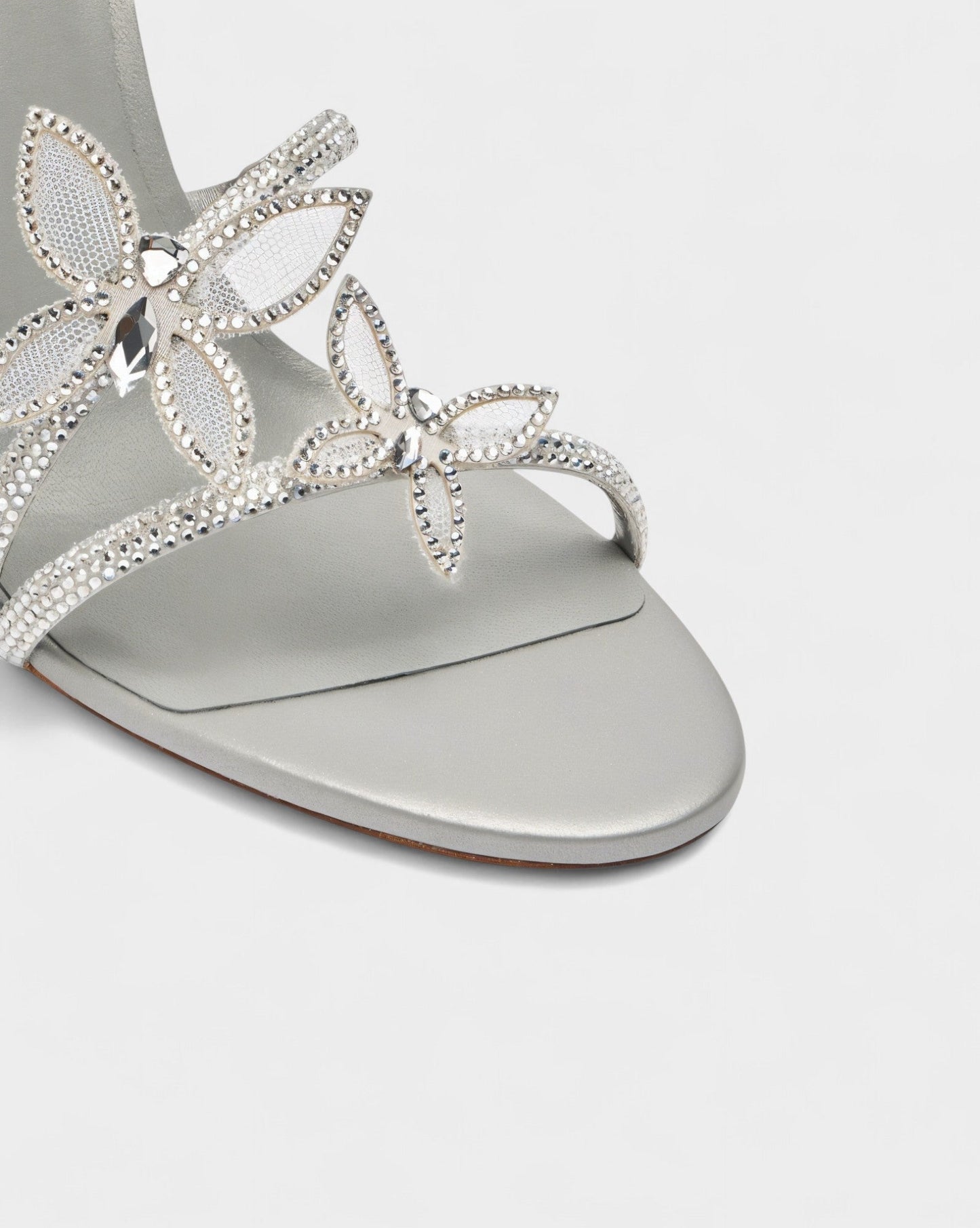 LYNA Crystal Butterfly Spiral High Heels