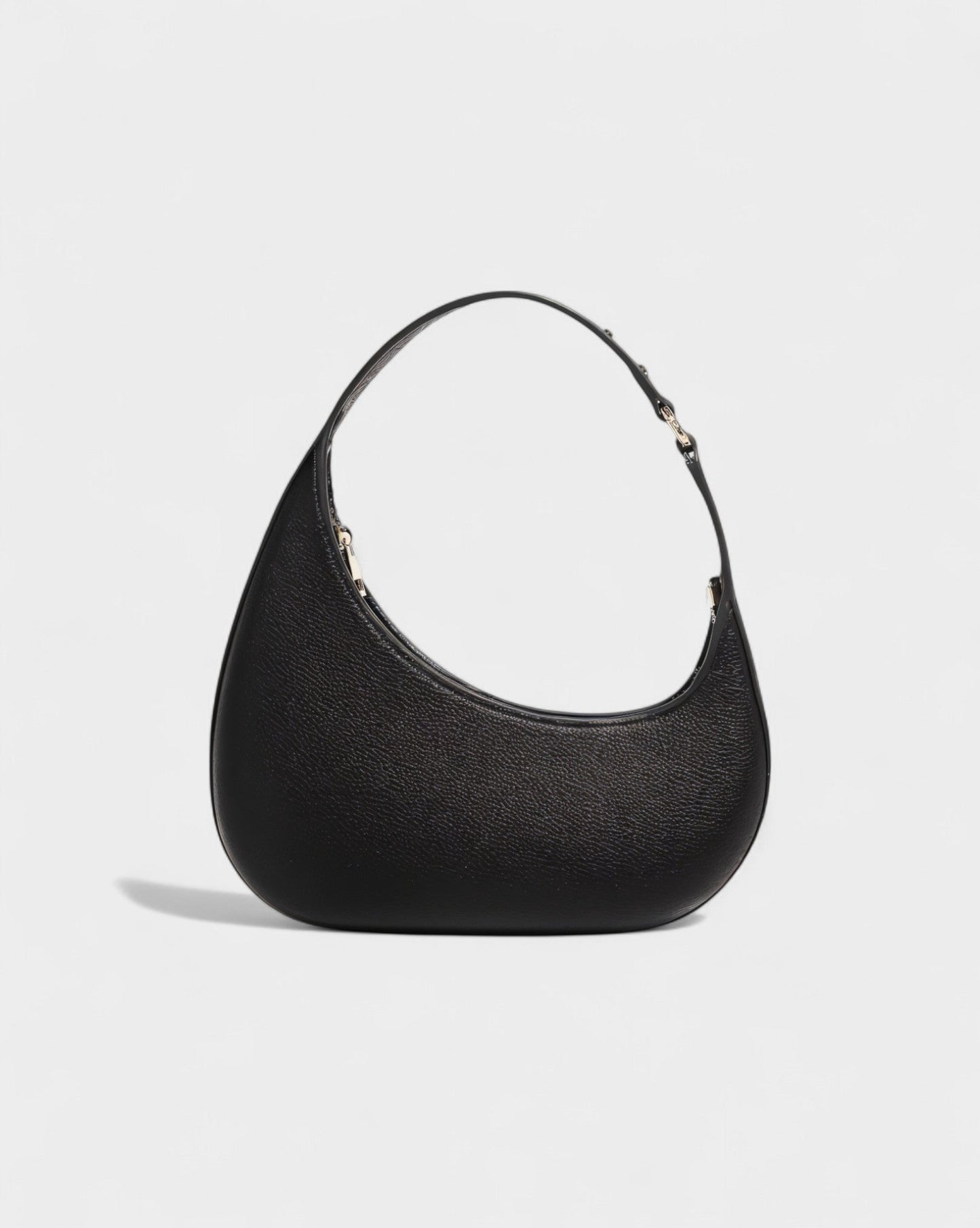 BELVIA Faux Leather Crescent Bag