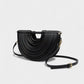 CANYA Textured Half-Moon Crossbody Clutch