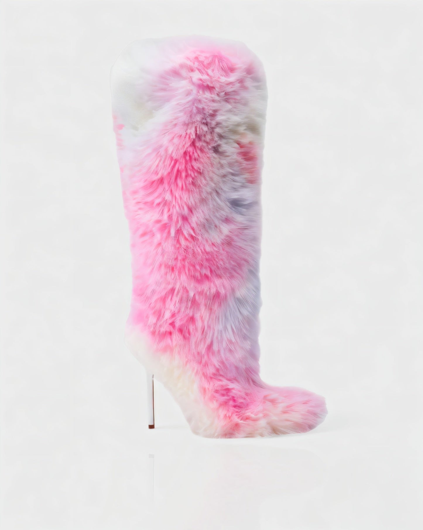 ALBA Multicoloured Faux Fur Boots