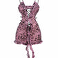 NYLA Leopard Velvet Ruffle Romper