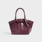 EVANNA Faux Suede Leather Shoulder Tote Bag