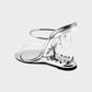 MALAYA Fang Sculpted Heel Sandals