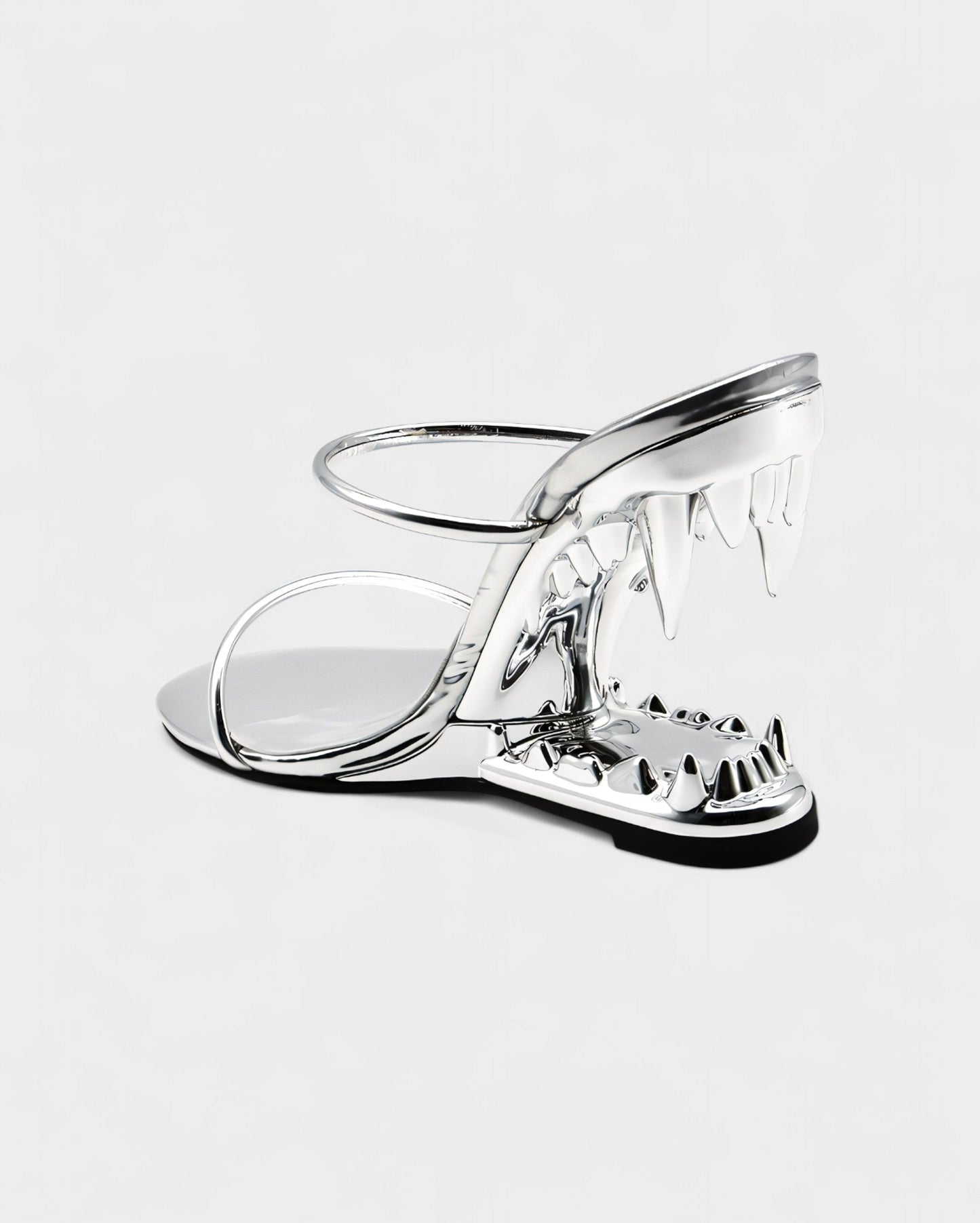 MALAYA Fang Sculpted Heel Sandals