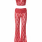 FENELLA Bandeau Corset & Lace Pants Set