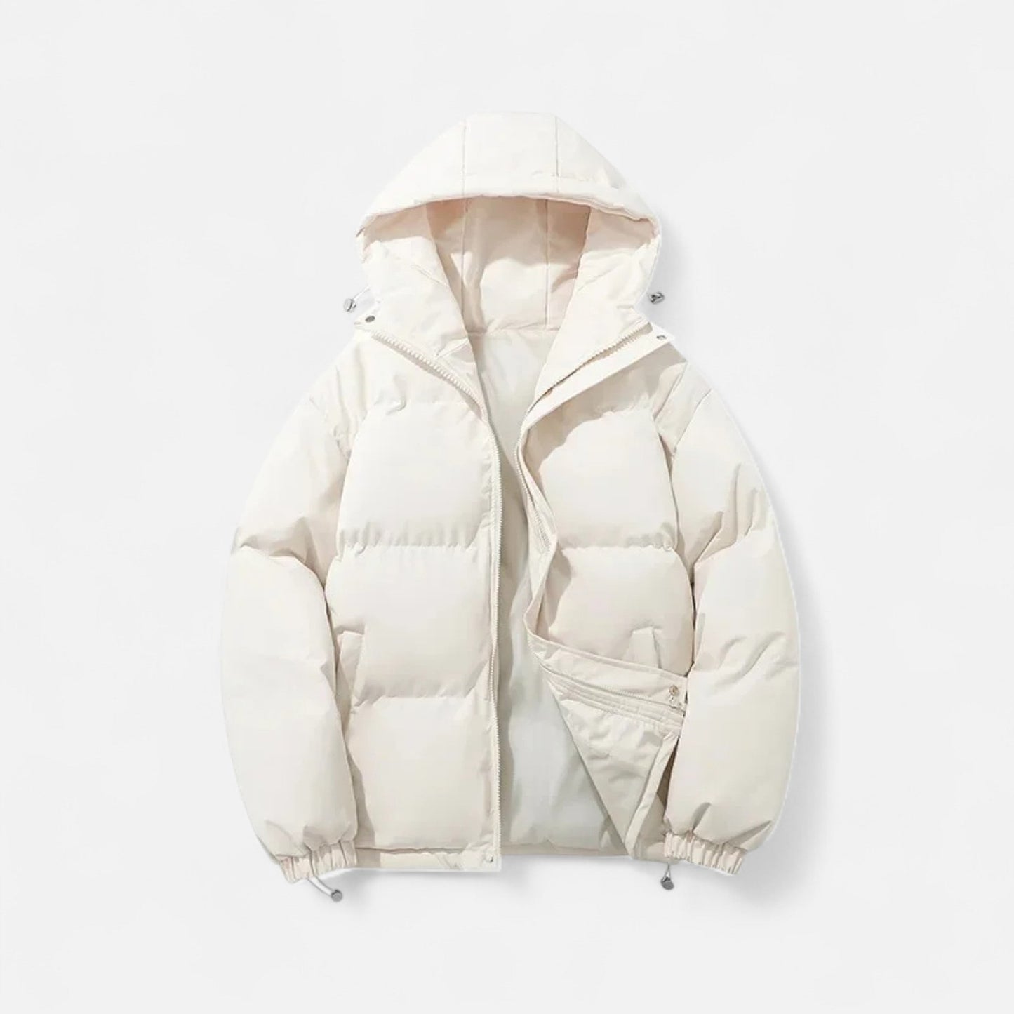 Unisex Cotton Hooded Puffer Jacket