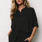 Romy Button Top | Black