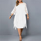 Isabella – Elegant Midi Dress in Plus Size - Samberule