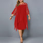 Isabella – Elegant Midi Dress in Plus Size - Samberule