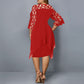 Isabella – Elegant Midi Dress in Plus Size - Samberule